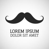 Vector hipster mustache