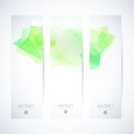 Abstract vector vertical mosaic banners N3