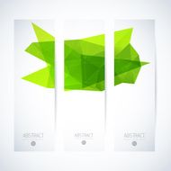 Abstract vector vertical mosaic banners N5
