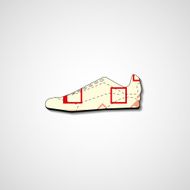 Abstract illustration on sneakers N81