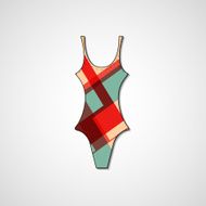 female swimsuit isolated N91