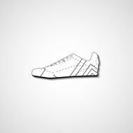 Abstract illustration on sneakers N82