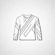 Abstract illustration on sweater N85