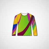 Abstract illustration on sweater N86