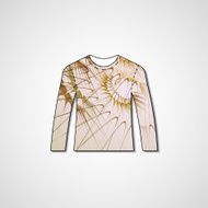 Abstract illustration on sweater N88