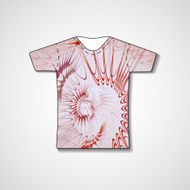 Abstract illustration on t-shirt N80