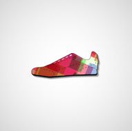 Abstract illustration on sneakers N86