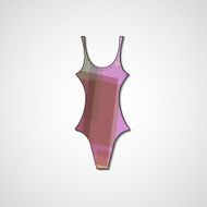 female swimsuit isolated N96