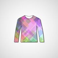 Abstract illustration on sweater N89