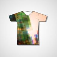 Abstract illustration on t-shirt N81