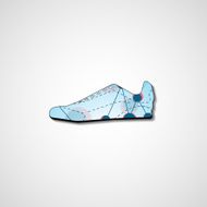 Abstract illustration on sneakers N87
