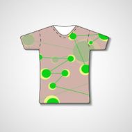 Abstract illustration on t-shirt N82