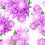 pattern of piony flowers