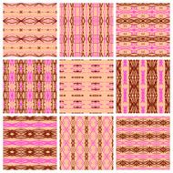 Set of nine tribal patterns N3