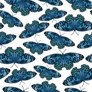 seamless pattern with butterflies N34
