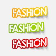 realistic design element fashion N6