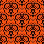 Suzani vector ethnic pattern with Kazakh motifs N4
