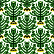 Suzani vector ethnic pattern with Kazakh motifs N5