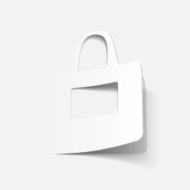 realistic design element bag N10