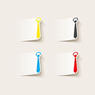 realistic design element tie N7