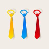 realistic design element tie N8