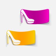 realistic design element shoe N9