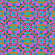 Multicolor geometric pattern in bright color N4