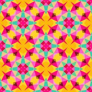 Multicolor geometric pattern in bright color N5