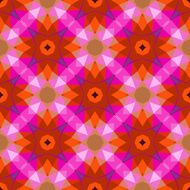 Pattern with geometric shapes in style 1970