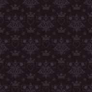black wallpaper in old style N36