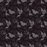 black wallpaper in old style N39