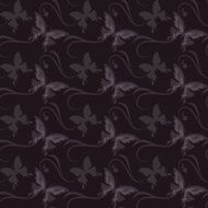 black wallpaper in old style N41