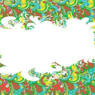 Greeting card Flower ornament
