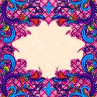 Greeting card Flower ornament N3
