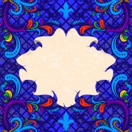 Greeting card Flower ornament N4