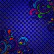 Flower ornament Abstract background N7