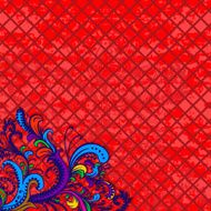 Flower ornament Abstract background N8