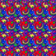 Flower ornament Abstract background N10