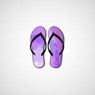 Abstract illustration on flip flops N98