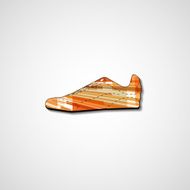 Abstract illustration on sneakers N91