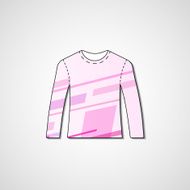 Abstract illustration on sweater N94