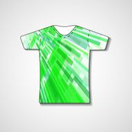 Abstract illustration on t-shirt N86