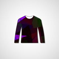 Abstract illustration on sweater N95