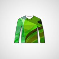 Abstract illustration on sweater N96