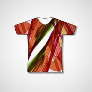 Abstract illustration on t-shirt N88