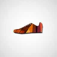 Abstract illustration on sneakers N94
