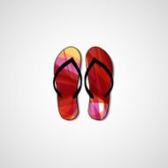 Abstract illustration on flip flops N102