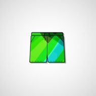 Abstract illustration on shorts N108
