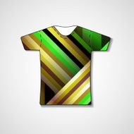 Abstract illustration on t-shirt N90