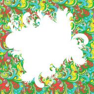 Greeting card Flower ornament N5